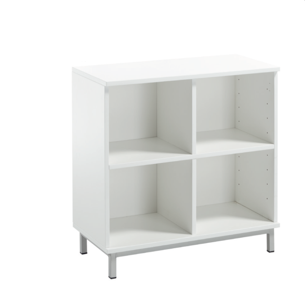 MUEBLE BAJO 4 CASILLAS WHITE